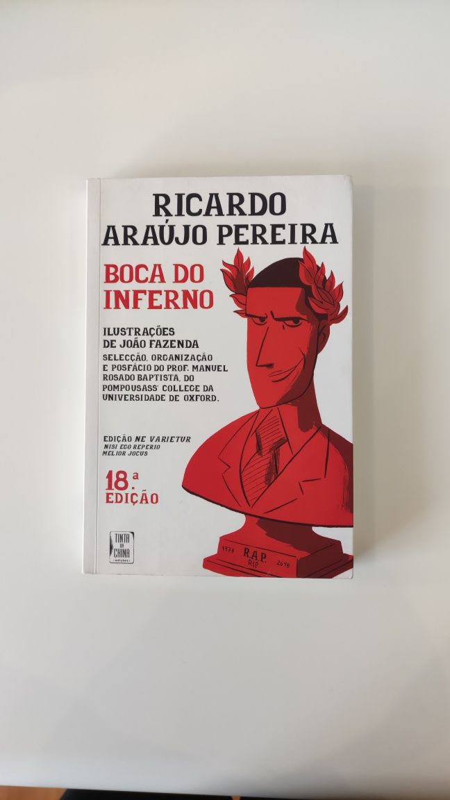 Livro Ricardo Araújo Pereira - Boca do inferno (portes incluídos)