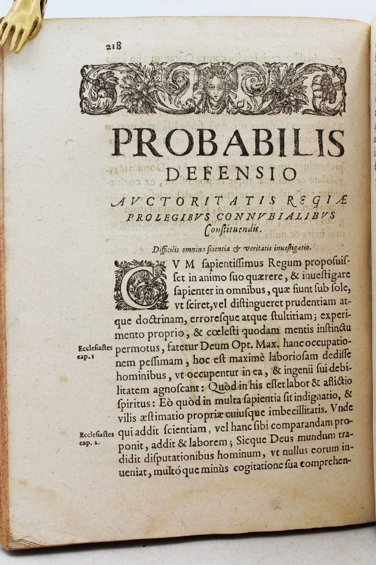 MUITO RARA 1ª edição de Rabardeau sobre cisma na Igreja Católica. 1641