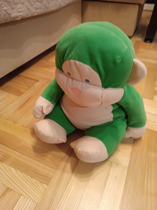 Maskotka pluszak Zielona Małpka poduszka