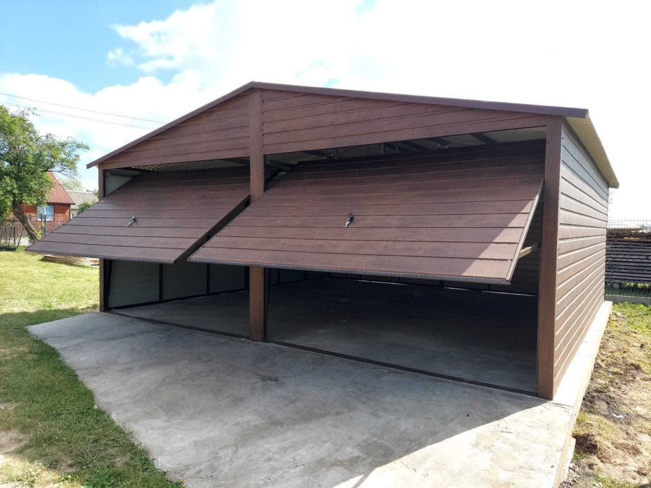 Garaż Blaszany 6x6 Premium, konstrukcja profil, PROMOCJA!