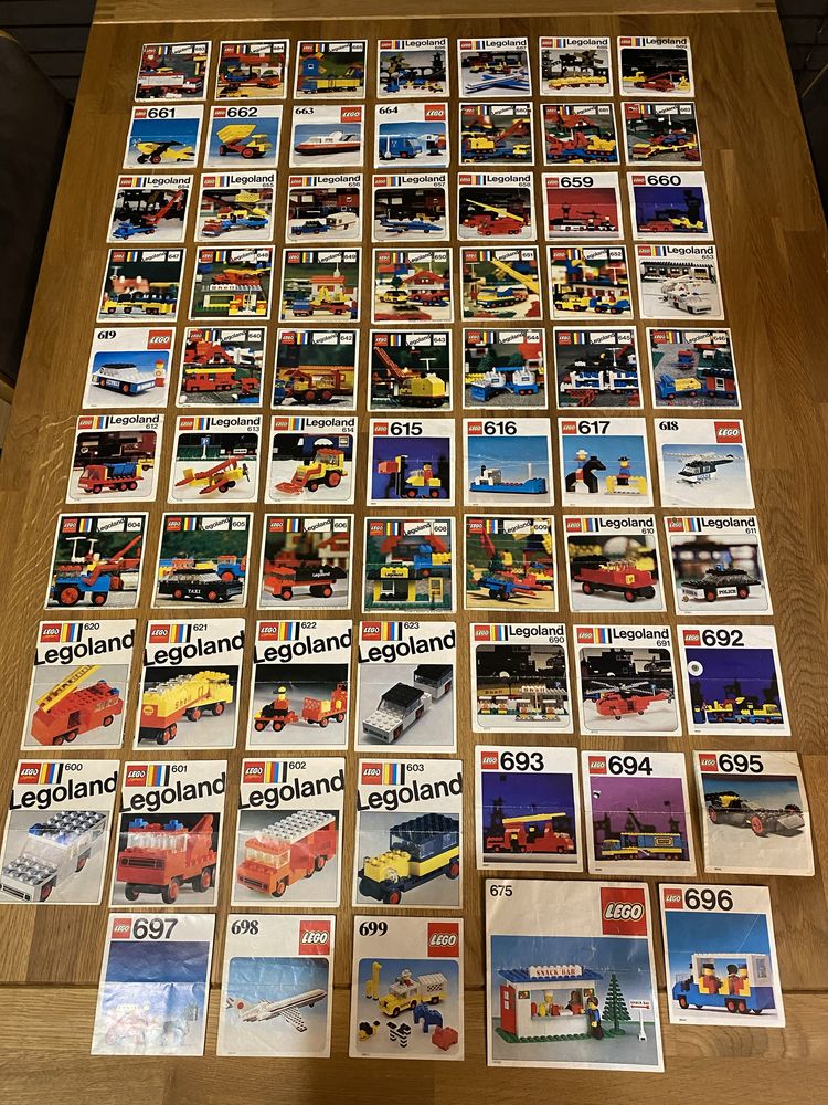 LEGO seria 600 Unikaty lata 1970-77