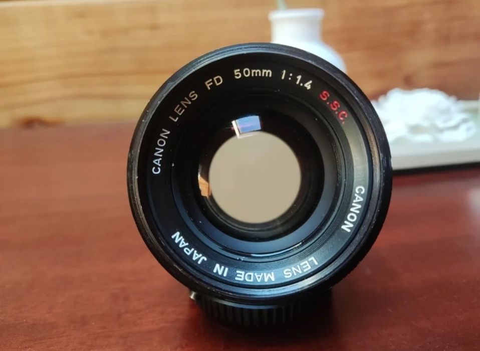 Lente Canon FD 50mm 1.4 SSC