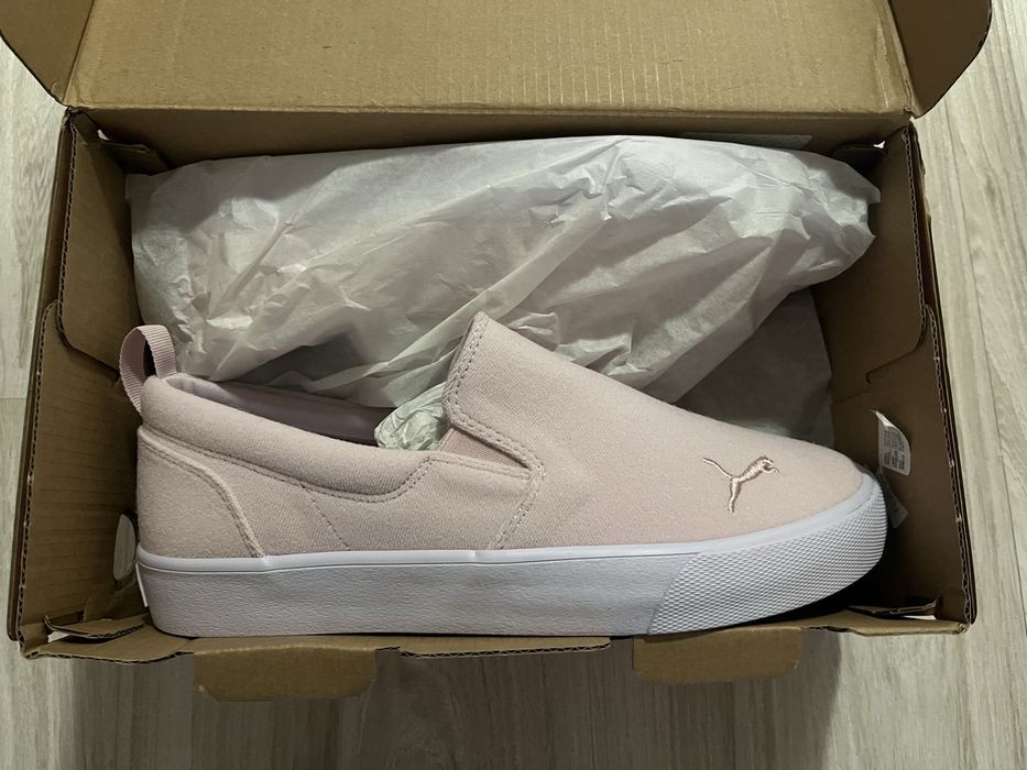 Puma Сліпони/ мокасини/ кеди жіночі. Рожеві, 40 розмір