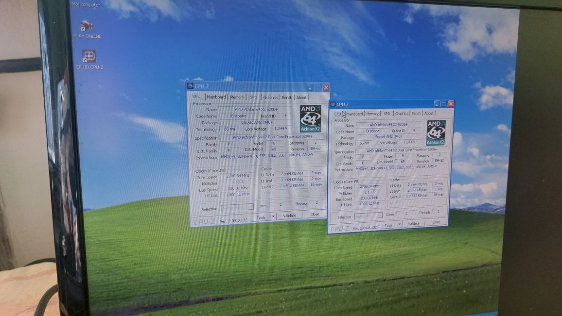 Komputer tanio Asus AMD x2 5200+