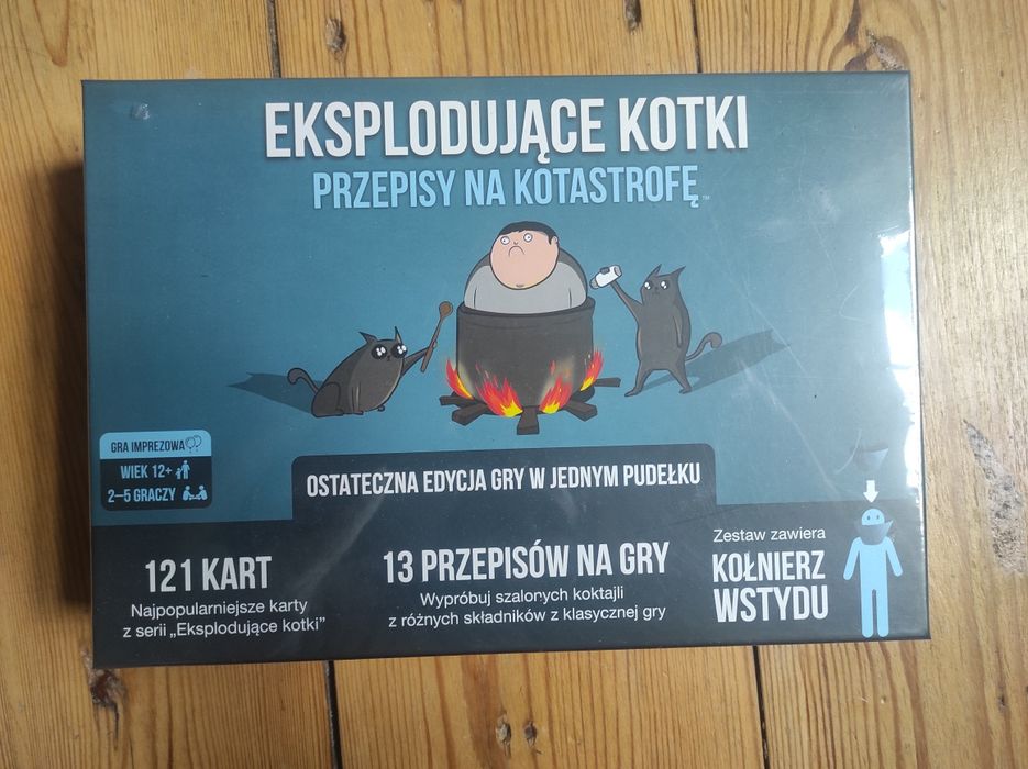 Eksploadujące kotki przepisy na kotostrofe gra planszowa