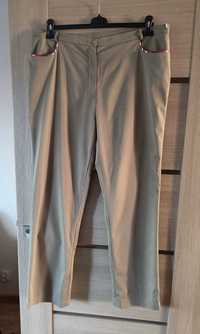 Oliwkowe spodnie damskie. Rozm. 48 (XXL)