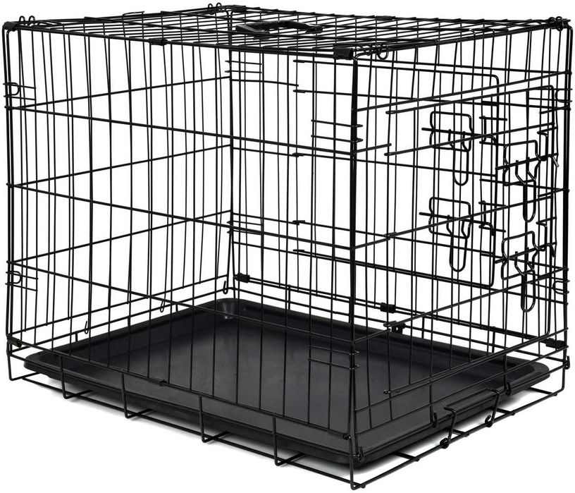 Wielofunkcyjna metalowa klatka - kojec dla psa, kota M/L