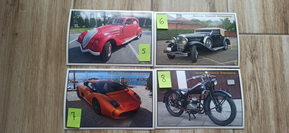 Pocztówki centrum promocji motoryzacji