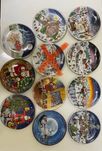 Pratos coleção Natal Spal (10 unidades)