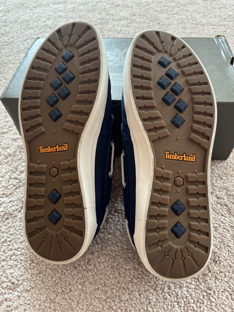 Мокасіни Timberland union wharf boat navy canvas