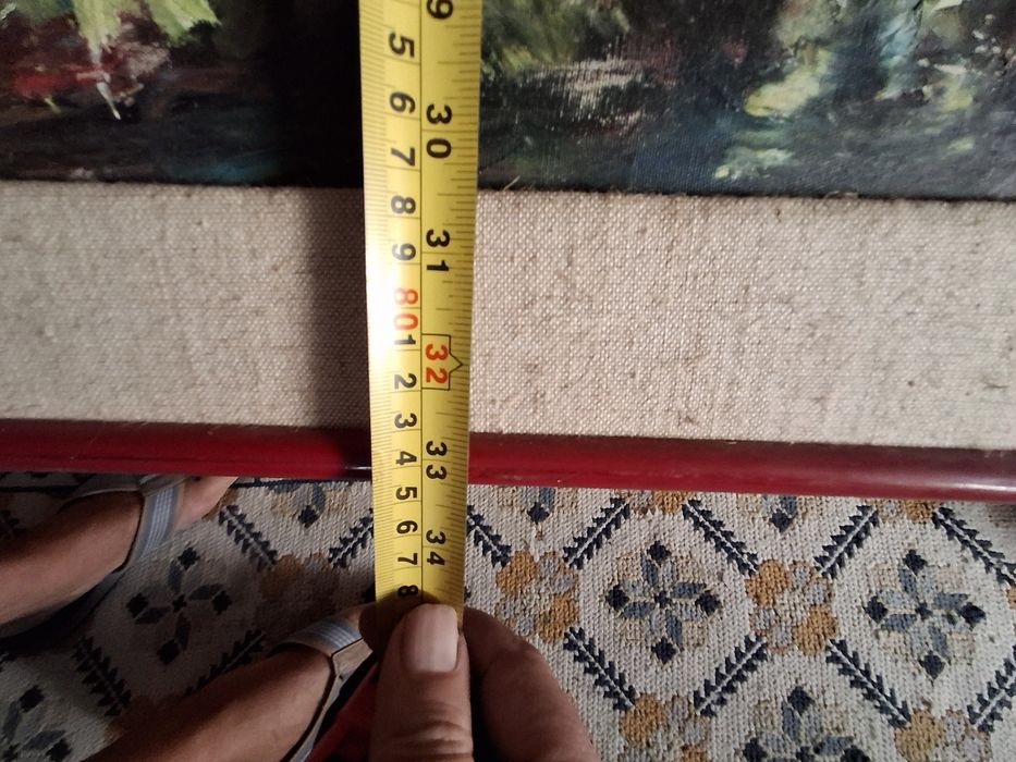 Quadro a óleo antigo motivos africanos