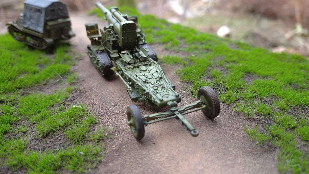 Модель Гаубици Б4 (Кувалда) не Piko