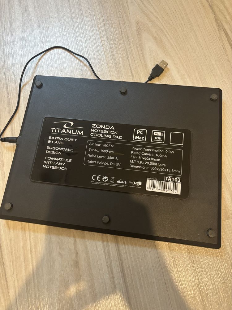 Podstawka chlodząca Titanum pod mały laptop