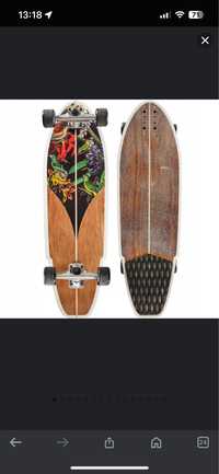 Deskorolka Longboard Surfskate Oxelo Carve 540