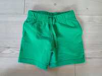 Miniwear szorty spodenki dresowe na lato 74 zielone next h&m