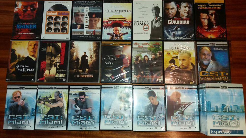 DVD vários - títulos originais