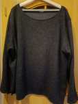 Duży granatowy sweter H&M