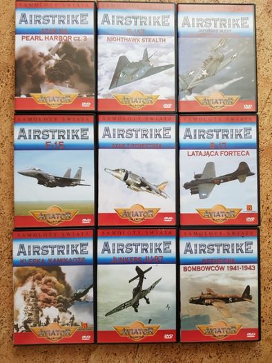 DVD Samoloty Świata | Airstrike | Aviator Collection | Kolekcja Filmów