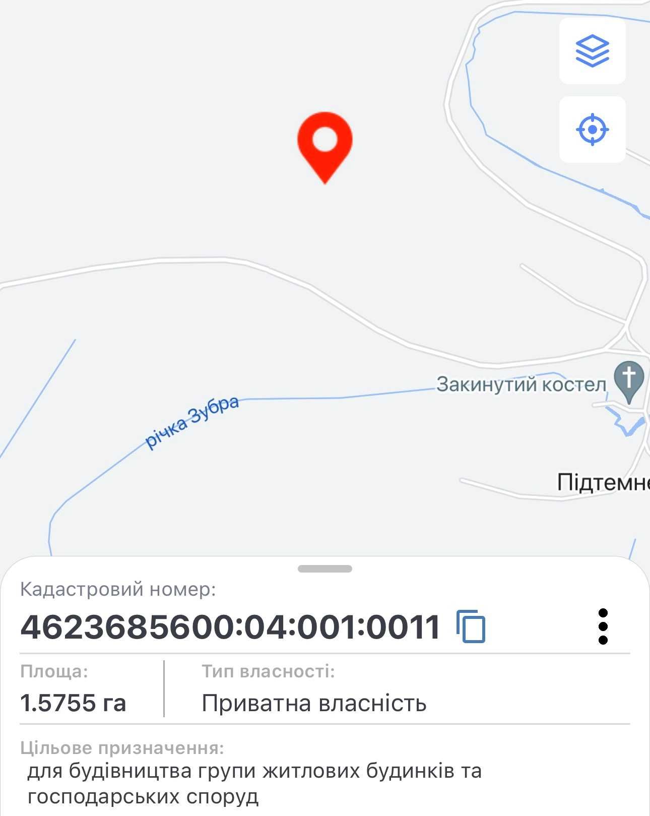 Ділянка під забудову котеджів