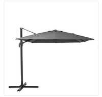 Parasol ogrodowy Aura 290x390x275 cm antracytowy Naterial