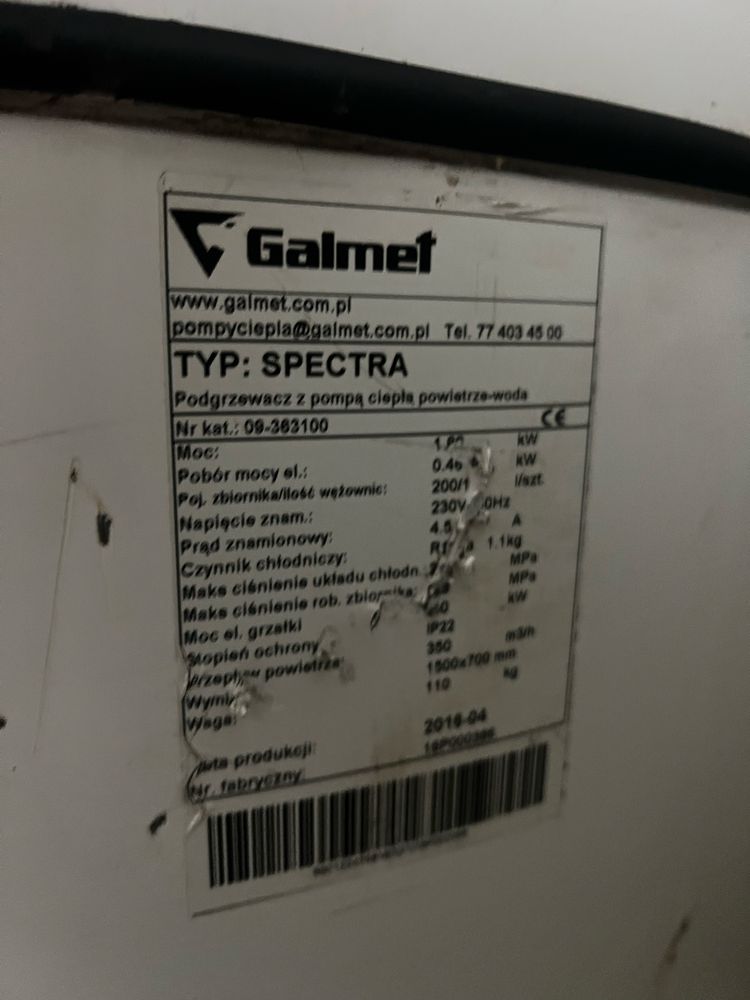 Pompa ciepla Galmet Spectra