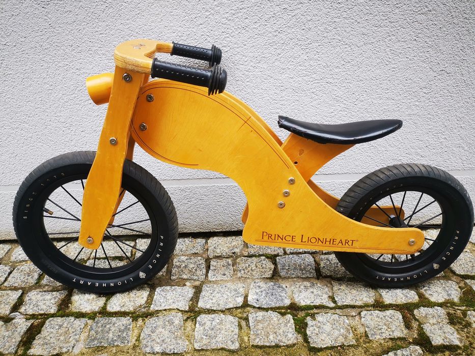 Rowerek biegowy drewniany