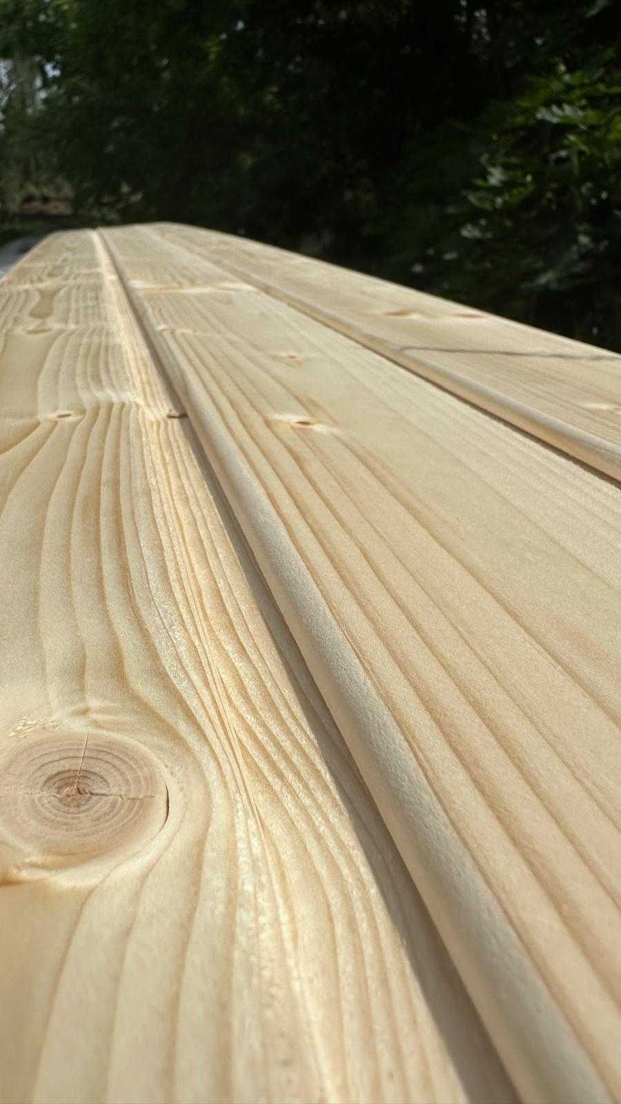 Deska elewacyjna świerk skandynawski softline – 19x121mm -Skład Drewna