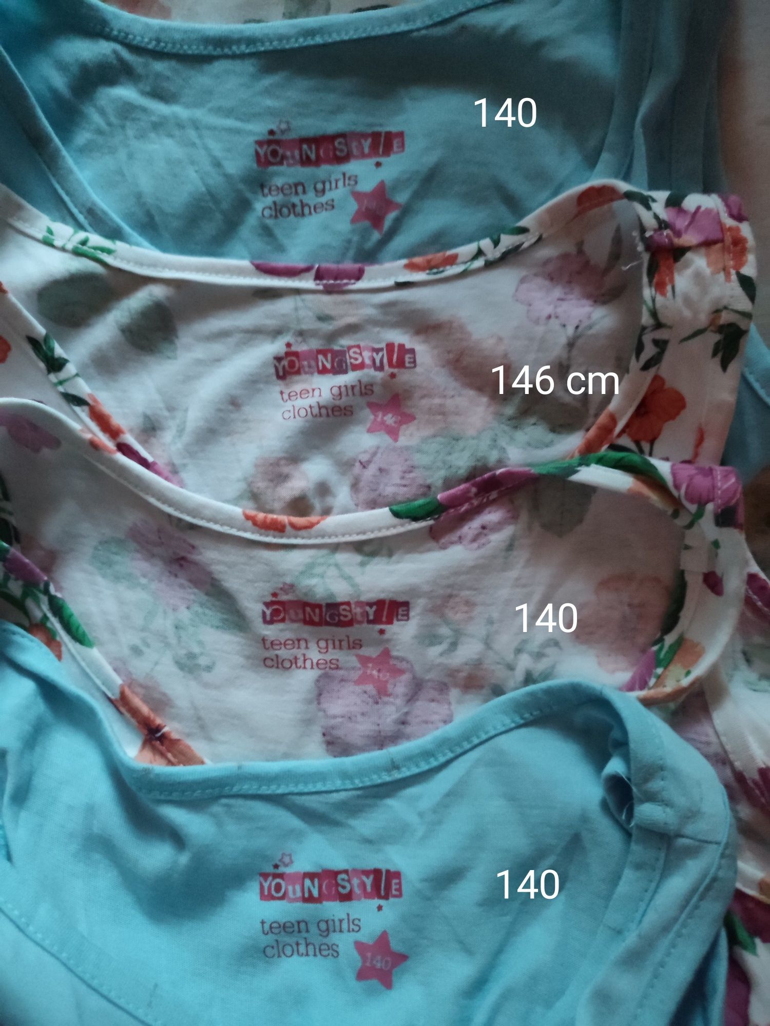 Sukienki letnie dla dziewczynki rozmiar 140-146
