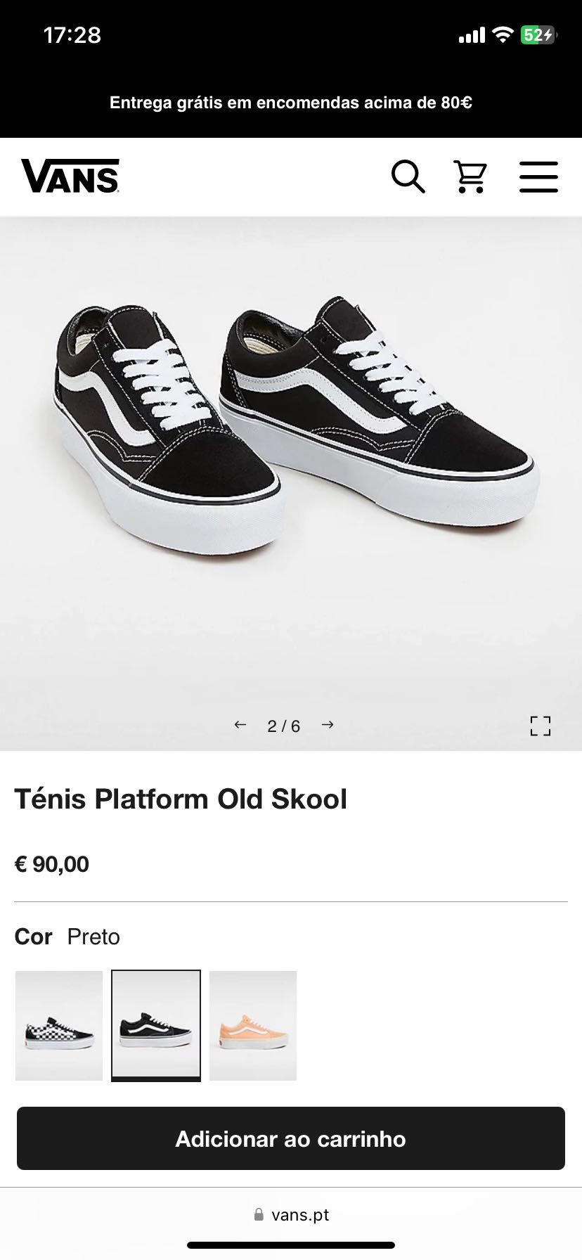 Tenis Vans old Skool Novo