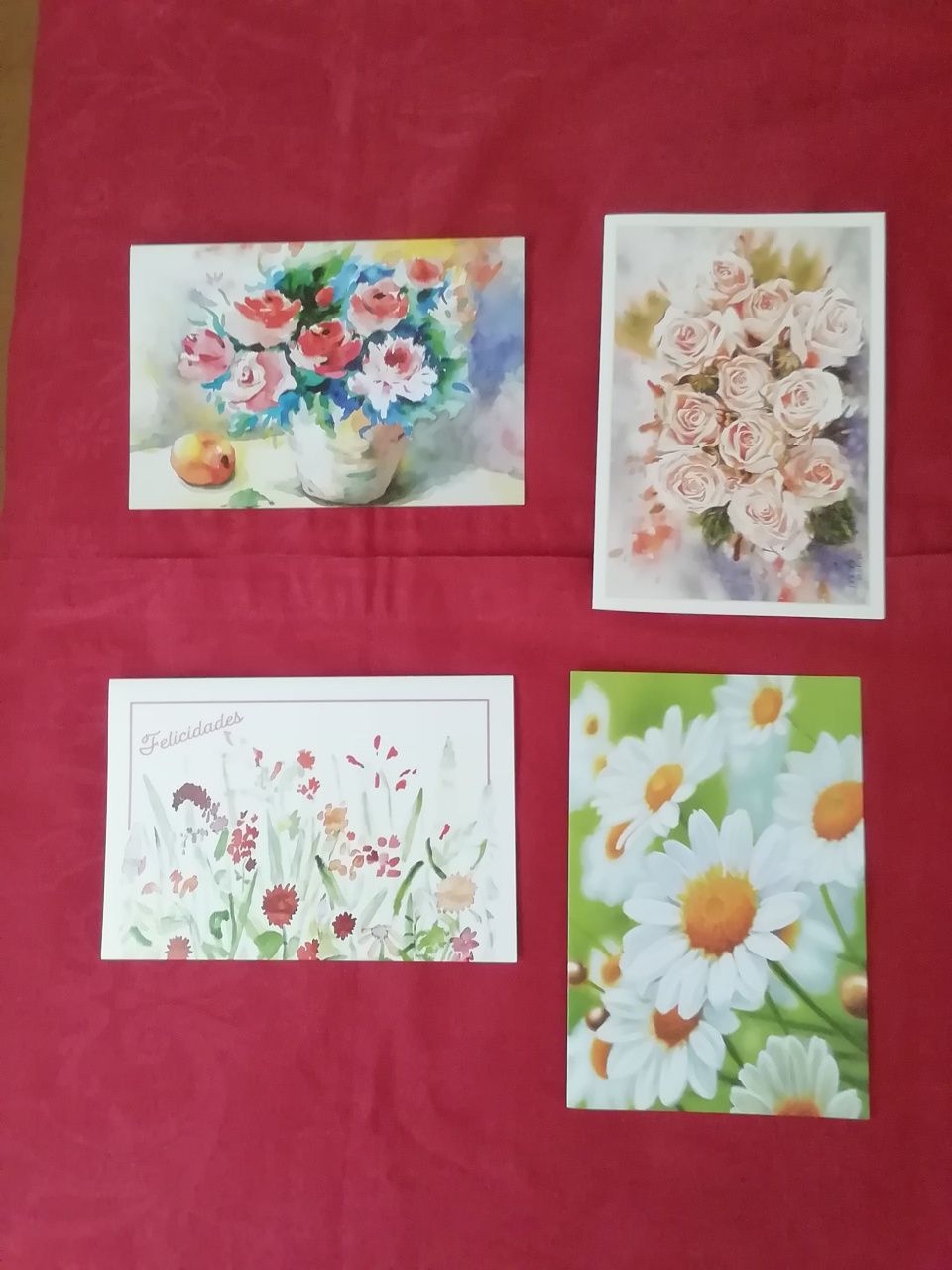 Postais novos com envelope