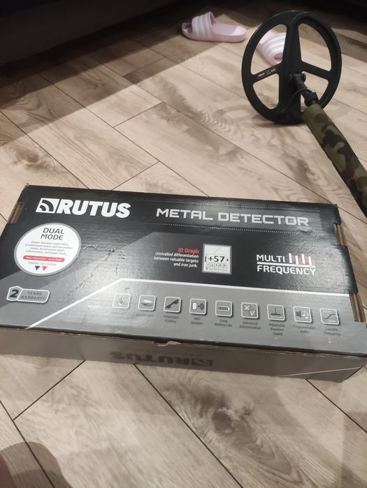 Wykrywacz metali Rutus versa nowy soft