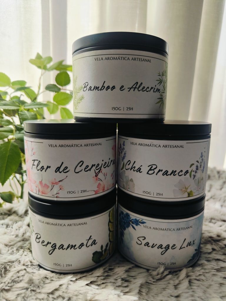 Velas Aromáticas Artesanais