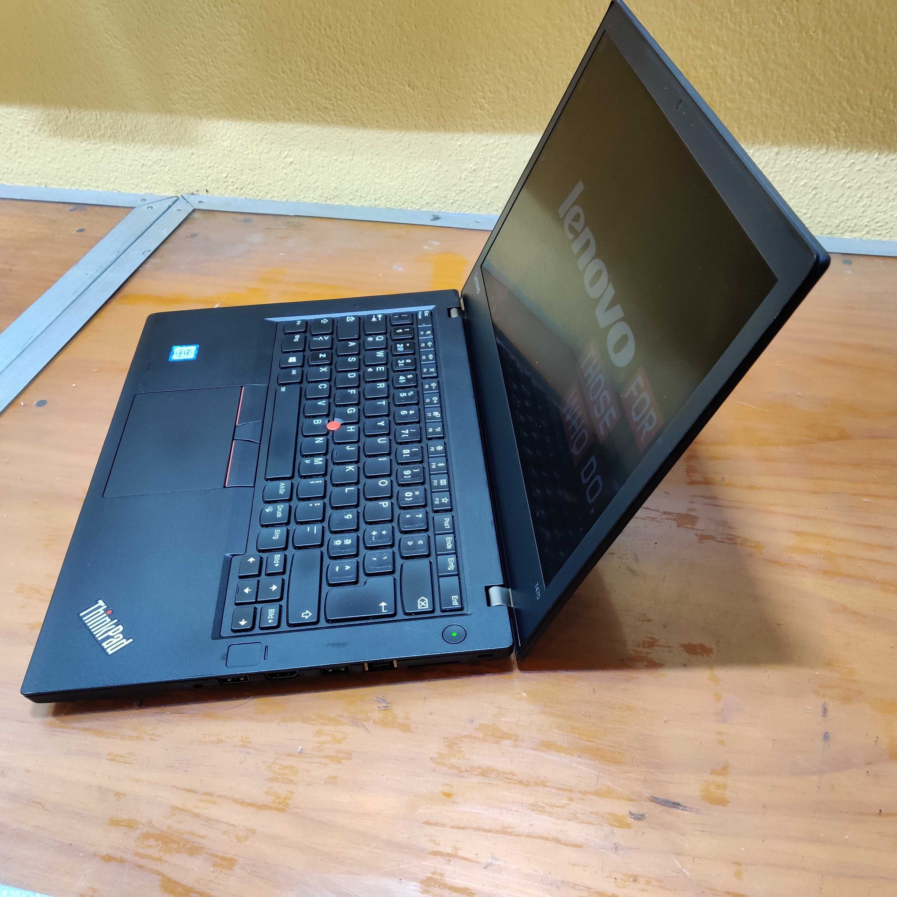 Portátil LENOVO THINKPAD T470 i5-6200u 256GB SSD 8gb raM