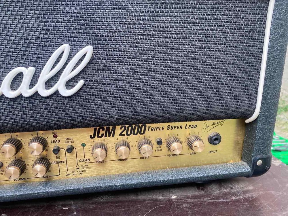 Ламповый усилитель Marshall JCM 2000 TSL100+кабинет Marshall 1960A