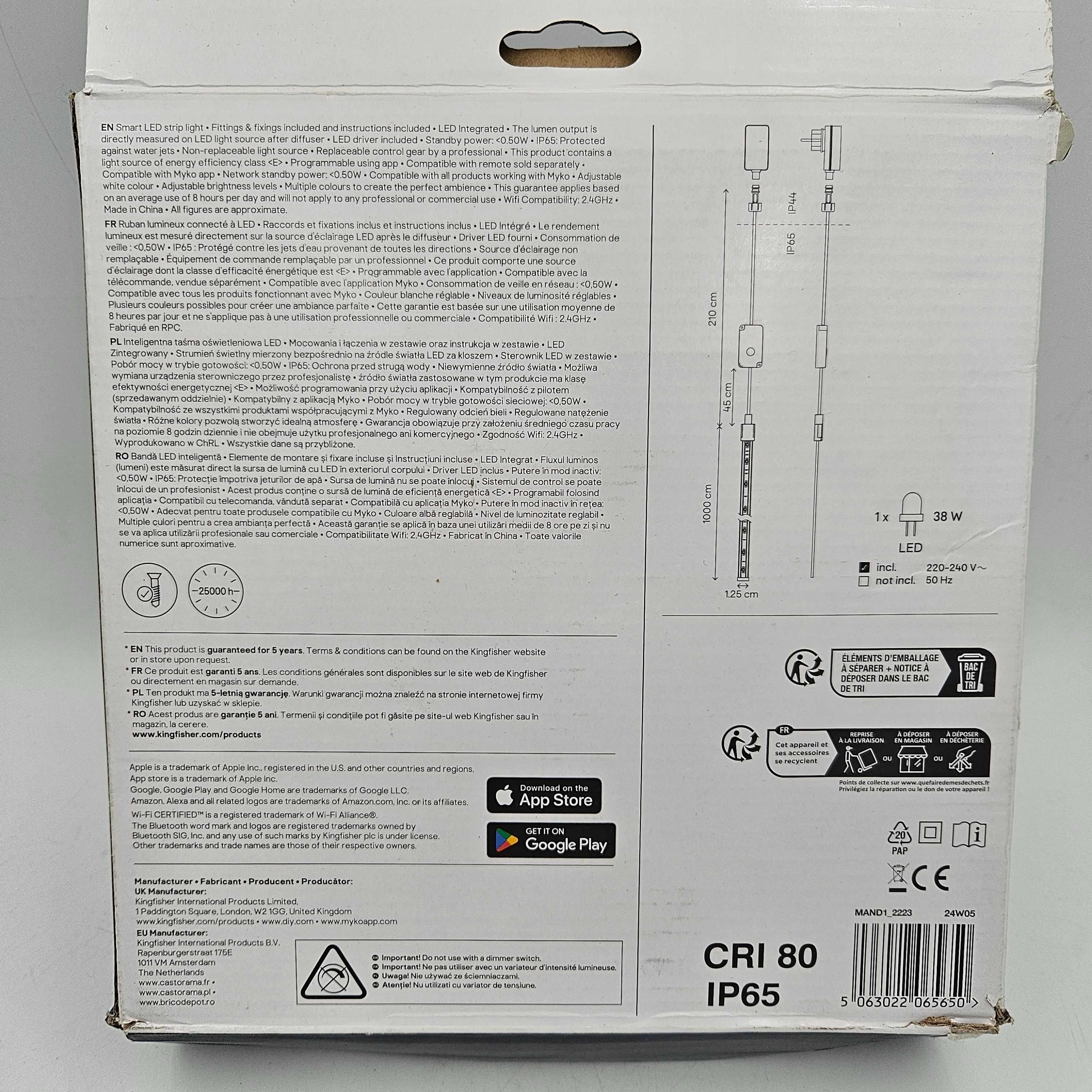 Inteligentna Taśma LED RGB WiFi GoodHome 10m Okazja!