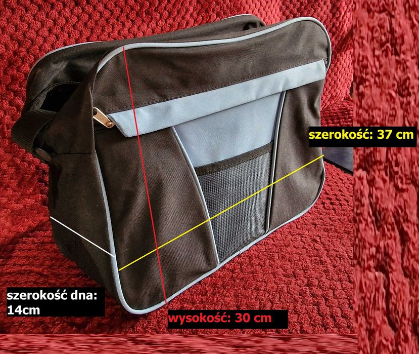 Aktówka torba na laptopa 14’ cali na ramię