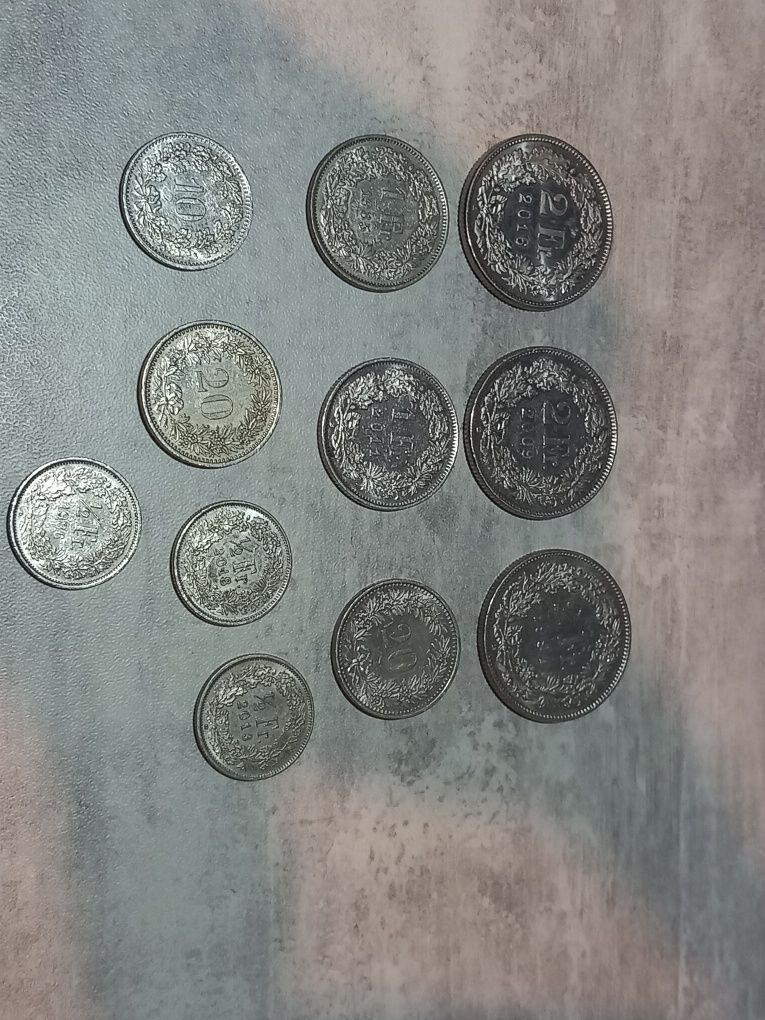 Монети Франки колекційні