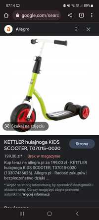 Hulajnoga scooter kettler