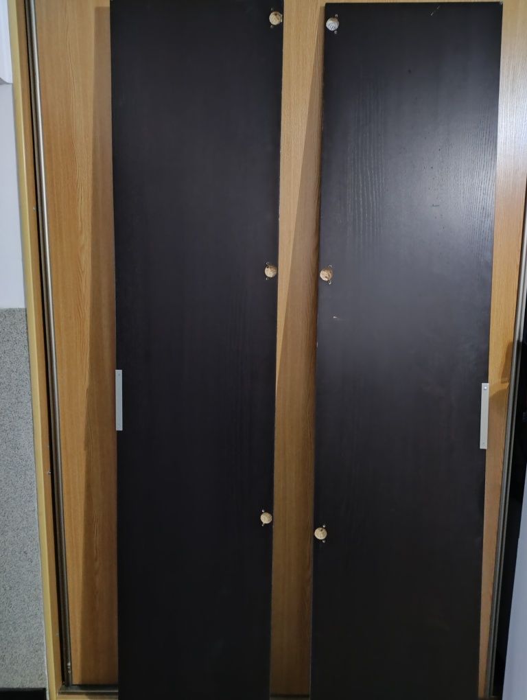 Drzwi do szafy pax 50x229 czarnobrąz IKEA szafa modułowa