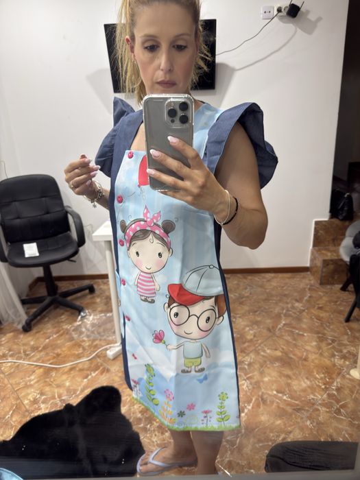 Bata para trabalho com crianças