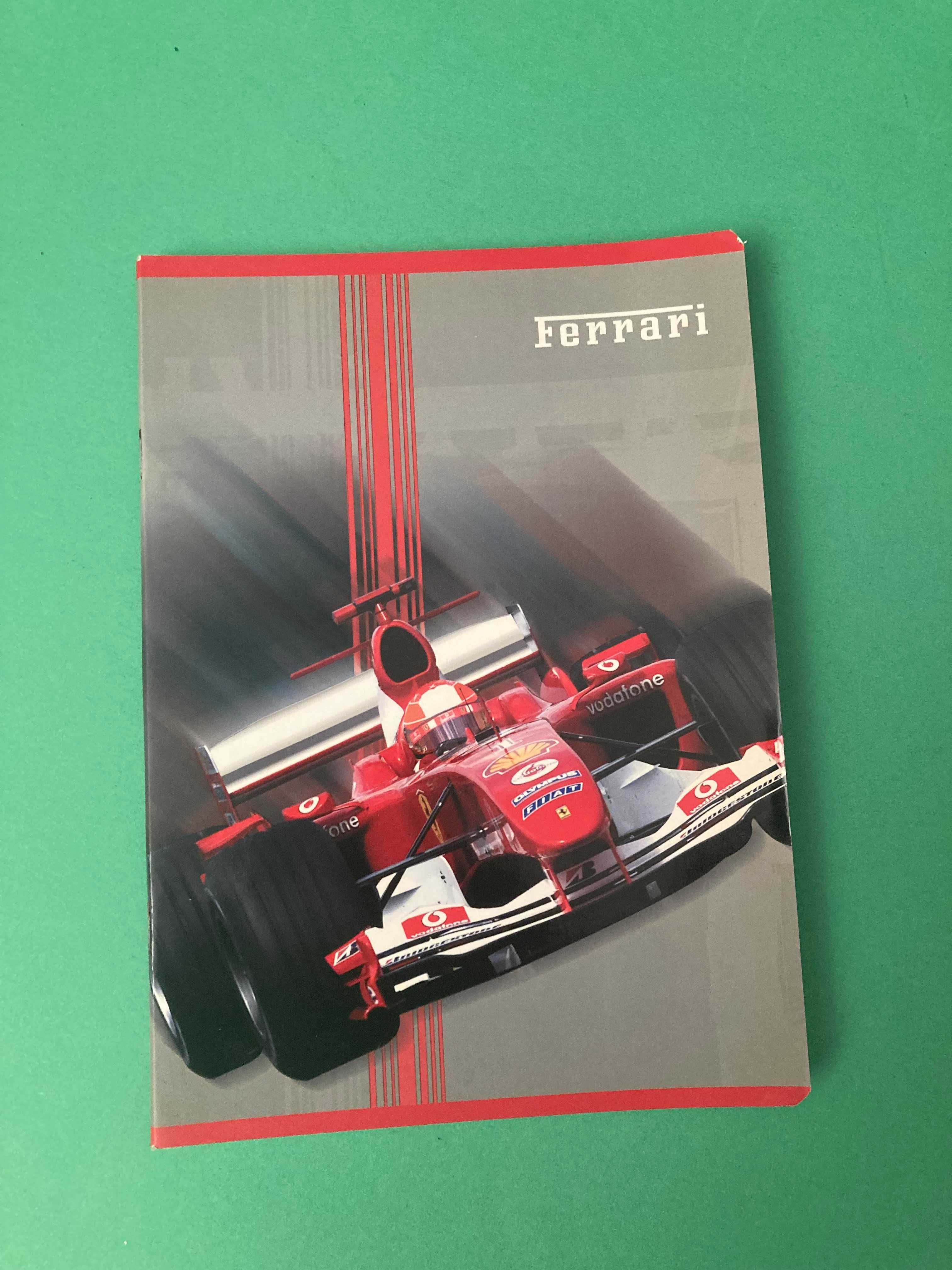 Lote de 2 Cadernos Ferrari Formula 1 F1 Italianos Antigos