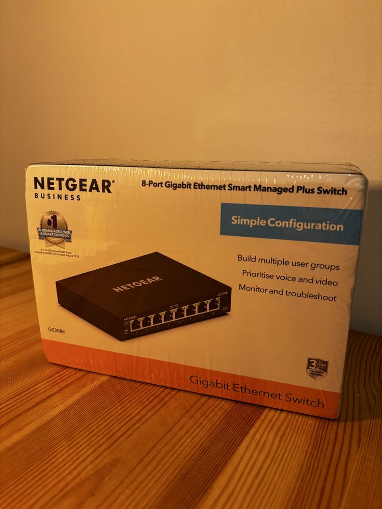 Switch de Rede Gerenciavél - Netgear GS308E