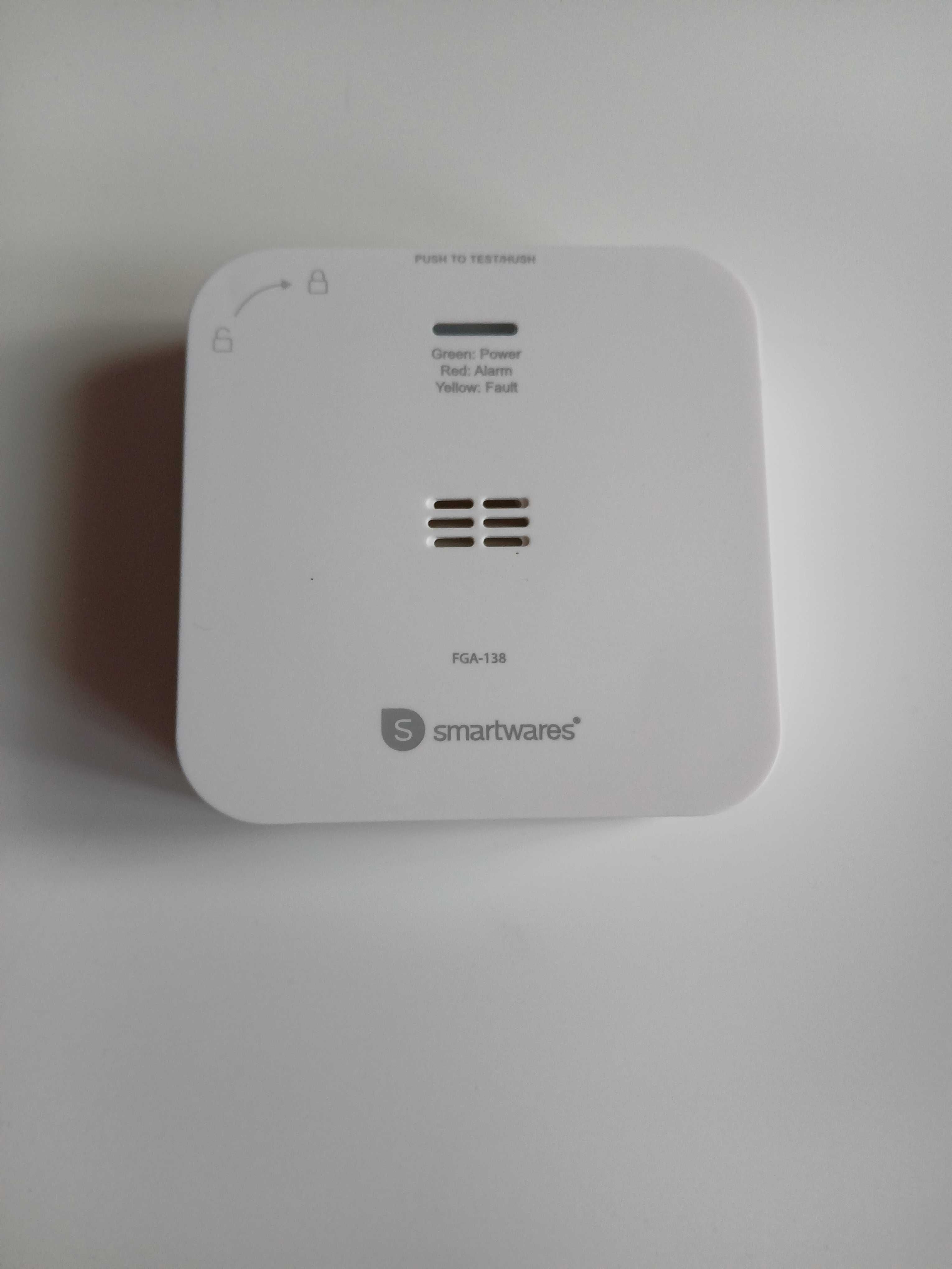 Smartwares FGA-13800 Czujnik czadu z aplikacji bateryjne,Tlenek węgla
