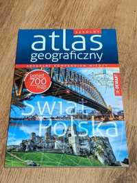 Szkolny atlas geograficzny - świat i Polska. Demart.