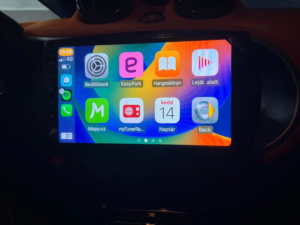 Radio Smart 453 Carplay Android auto Bluetooth android 13