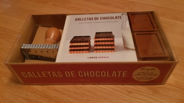 Bolachas de Chocolate - Livro Receitas mais moldes - NOVO