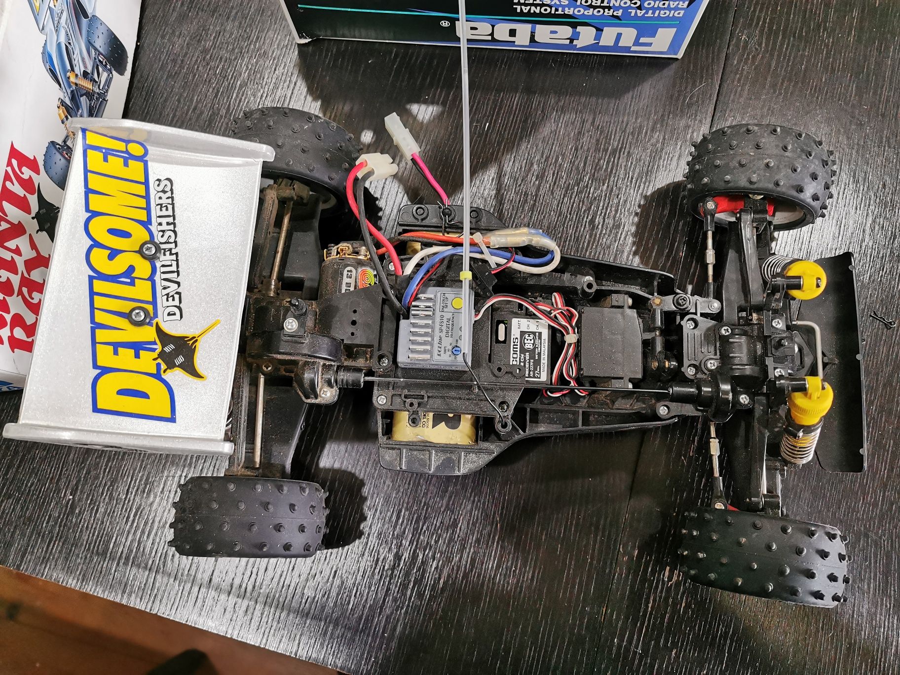 1/10 Tamiya Manta Ray 4WD buggy Off Road 1990. Off Road Old Car Period