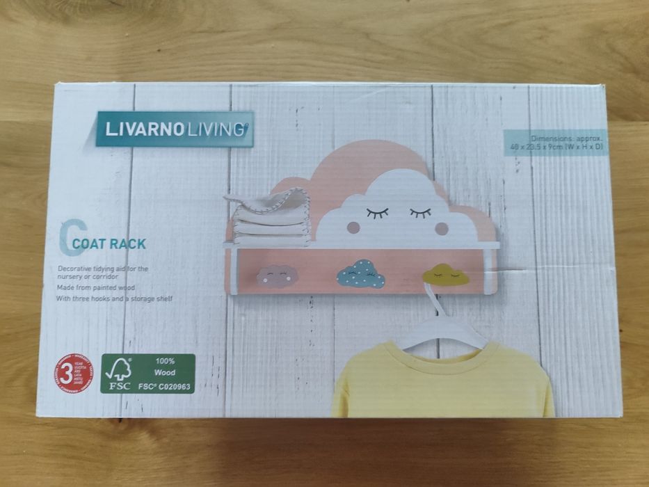 Wieszak do pokoju dziecięcego