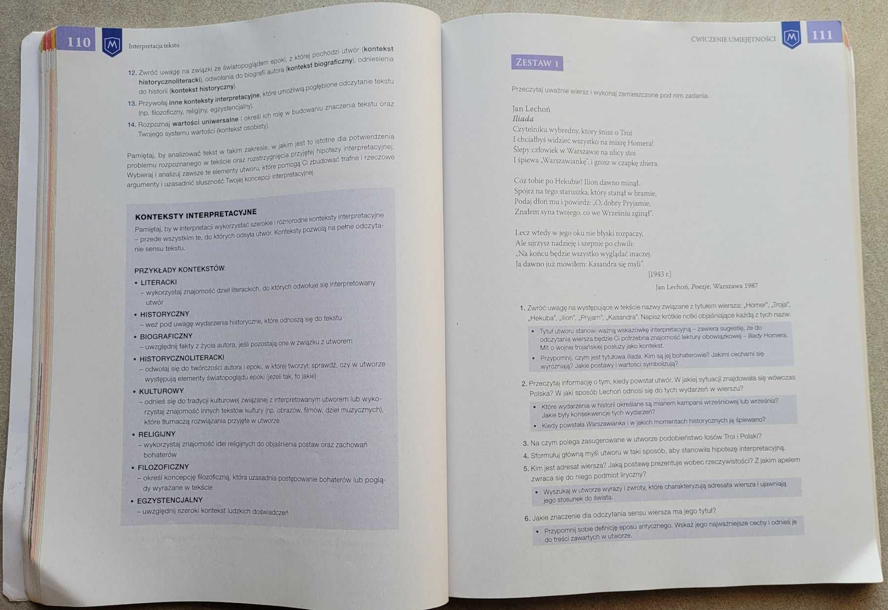 Ponad słowami 1, jęz. polski podstawowy i rozszerzony, Nowa Era