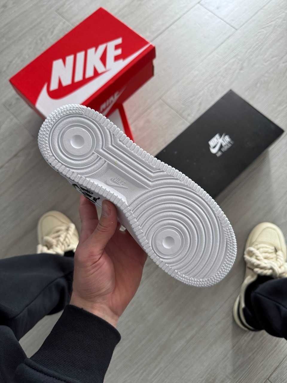 Кросівки Nike Air Force 1 Low х Comme des Garçons Supreme premium